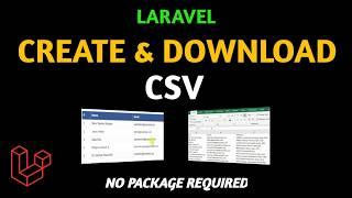 Generate and download CSV file in Laravel 10 with Laravel Pagination | create CSV file