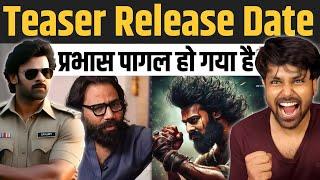 Spirit Teaser Release Date | Prabhas | Sandeep Reddy Vanga