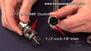 How to Fix a Toilet - Parts - Water Supply Valve