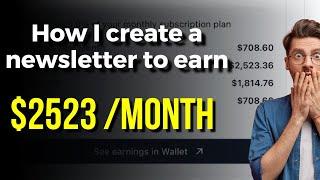 How I Make $2,500/Month With My Beehiiv Newsletter (Step by Step)