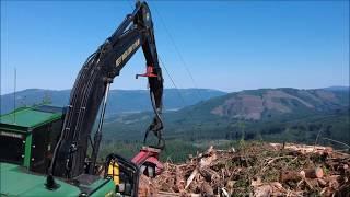 Logging In Northwest Washington State   Drone Footage