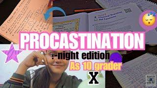 pulling all nighter as a 10th grader | a preductive day in my life | preboards preparation ️