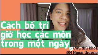 Cách bố trí giờ học các môn trong một ngày hiệu quả nhất | Tâm sự của Cựu thủ khoa Ngoại Thương