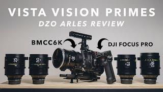 Super Fast Vista Vision Cine Primes for my BMCC6K (DZOFILM ARLES SET REVIEW)