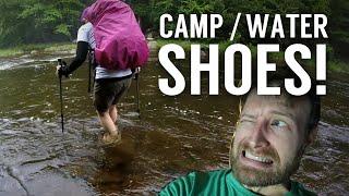 Ultralight Camp & Water Crossing Shoes For Backpacking! | Beginner Backpacking Tips