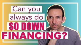 Can You Always Invest with Zero Down Financing - Commercial Real Estate Investing 101