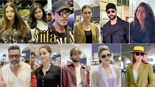 Bollywood Big Celebs Leaves For IIFA Awards 2024 - SRK, Aishwarya, Kriti, Vicky, Sai, Bobby, Ananya