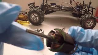 Burnt Traxxas 12T 550 Moter Disassembly