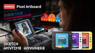 minbay Pixel Artboard: EDC Art Kit for Painting Enthusiasts