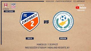 2025 Lamar Hunt U.S. Open Cup Round 1: FC Cincinnati 2 vs. NY Pancyprian Freedoms - 03/20/2025