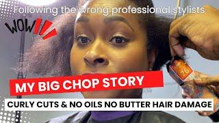How following the WRONG PROFESSIONAL STYLIST gave me a BIG CHOP ‼️