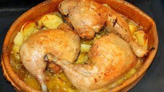 Chicken drumsticks with potatoes (SUPER EASY) / Video nº 41