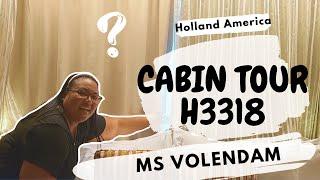 Is This Ocean View or Deck View? | Cabin Tour of Holland America's MS Volendam Cruise Ship.