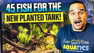 New Fish Unboxing For My First Planted Aquarium!