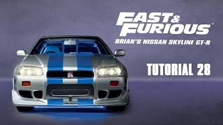 Costruisci la Nissan Skyline GT-R (R34) di Fast & Furious - Tutorial 28