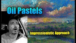 Oil Pastels - Impressionistic Painting  HD 720p