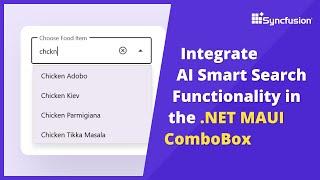 Integrate AI Smart Search Functionality in the .NET MAUI ComboBox