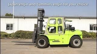 SNSC 10Ton Diesel Forklift Quality Test Viedo