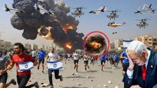 Irani Fighter Jets,Tanks & Helicopters Attack on Israeli Army Secret Weapons Supply Convoy-GTAV