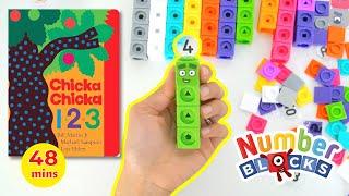 NUMBERBLOCKS TOYS Mathlink Cubes 1 to 10 |  Chicka Chicka 123 Read Aloud Animated for Toddlers