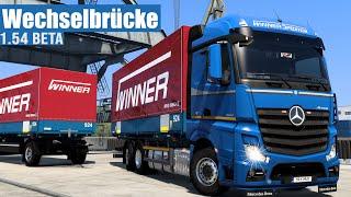 ETS2 1.54 Open Beta - Wechselbrücke I GLIEDERZUG im Einsatz [2903] EURO TRUCK SIMULATOR 2