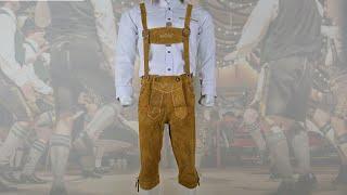 Exclusive First Look at Men Trachten Kniebundhosen Brown | Zimmer