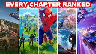 Ranking EVERY CHAPTER Of FORTNITE From WORST To BEST