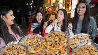 Pizza Challenge Finished in 1 Minute | Street Pizza Eating Challenge | Food Challenge