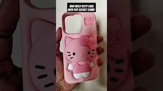 iPhone Latest Back Cover Hello kitty with Pop Socket Stand / #shorts