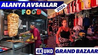 Alanya Avsallar Fake Market ! Alanya Grand Bazaar ! Avsallar Fake Shopping ! Avsallar Shop 4K 60 FPS