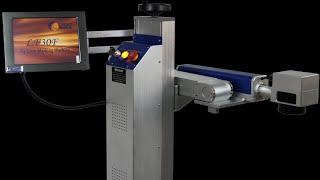 CYCJET Fly Laser Marking Machine/Yuchang Industrial Plastic pipe Fly Laser Printer/Laser Jet Coding