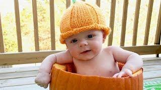 ADORABLE BABY IN PUMPKIN!