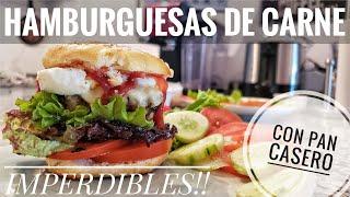 HAMBURGUESAS DE CARNE CASERAS (MIRÁ QUIEN ME AYUDA!) LAS MEJORES !! 