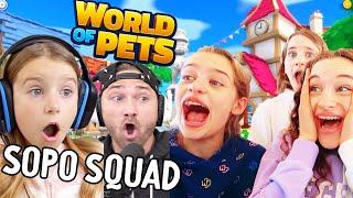 NORRIS NUTS REACT TO SOPO SQUAD PLAYING World Of Pets Game