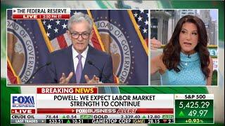 Powell: We Expect Labor Market Strength to Continue — DiMartino Booth and Charles Payne Discuss