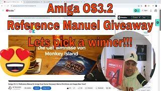 Amiga OS 3.2 Reference Manuel & Amiga Dual Game Giveaway! Lets PICK A WINNER!!!