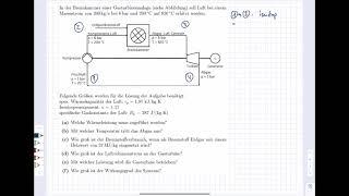 Energietechnik. 4 Gaskraftwerke. 4.5 Thermodynamische Rechenübung