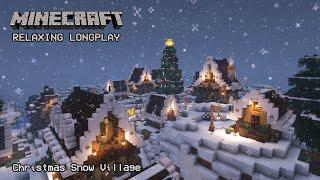 Minecraft Relaxing Longplay - Christmas Snow Village - Village Transformation (No Commentary) 1.19