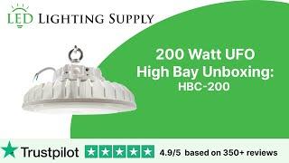 Unboxing the Powerful 200W UFO High Bay Light!