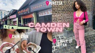 Camden Town Vlog Trying Vegan Food ( Purezza, Chin Chin, Temple of Seitan.)