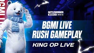 KING OP LIVE | FULL RUSH GAMEPLAY | ROYAL PASS GIVEAWAY | BGMI LIVE #bgmi #livebgmi #trendingvideo