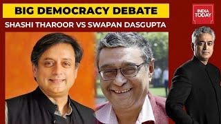 Big Democracy Debate 2020: Shashi Tharoor Vs Swapan Dasgupta | Newstoday With Rajdeep Sardesai