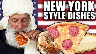 Tribal People Try New York State Dishes For The First Time