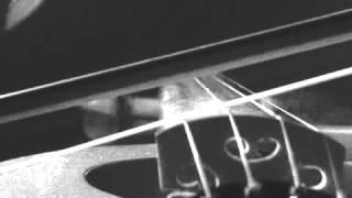A Bowed String in Slow Motion Film (Angle 2)