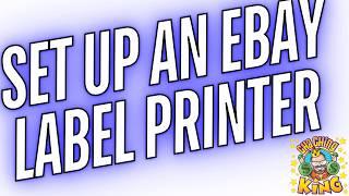 How To Set Up A Shipping Label Printer For eBay! Easy STEP BY STEP for New Resellers