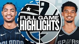 MAGIC at SPURS | NBA PRESEASON FULL GAME HIGHLIGHTS | October 9, 2024