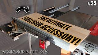 Unleash your table saws crosscut potential! DIY sliding crosscut table saw upgrade