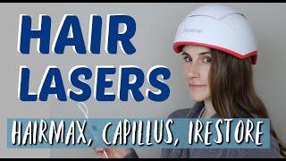 LASER THERAPY FOR HAIR GROWTH REVIEW (HAIRMAX, CAPILLUS, IRESTORE)| DR DRAY