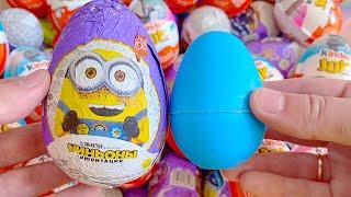 Yummy Satisfying Video | Kinder Joy | ASMR Chocolate Egg Unpacking