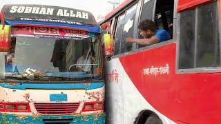 A Day in Life of Bus Drivers Fighting in the World’s Most Crowded City